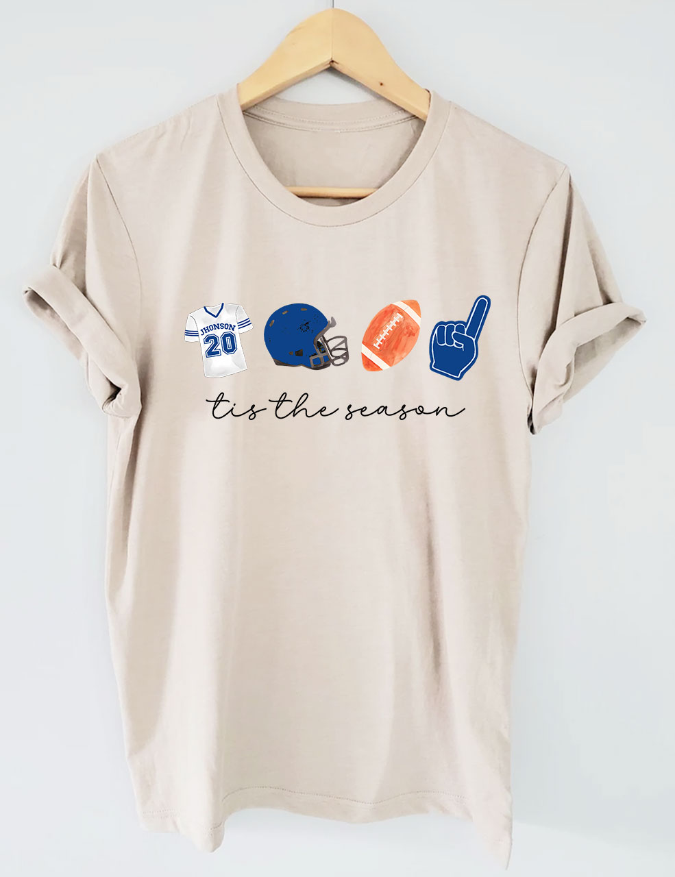 Custom Football Tis the Season T-shirt
