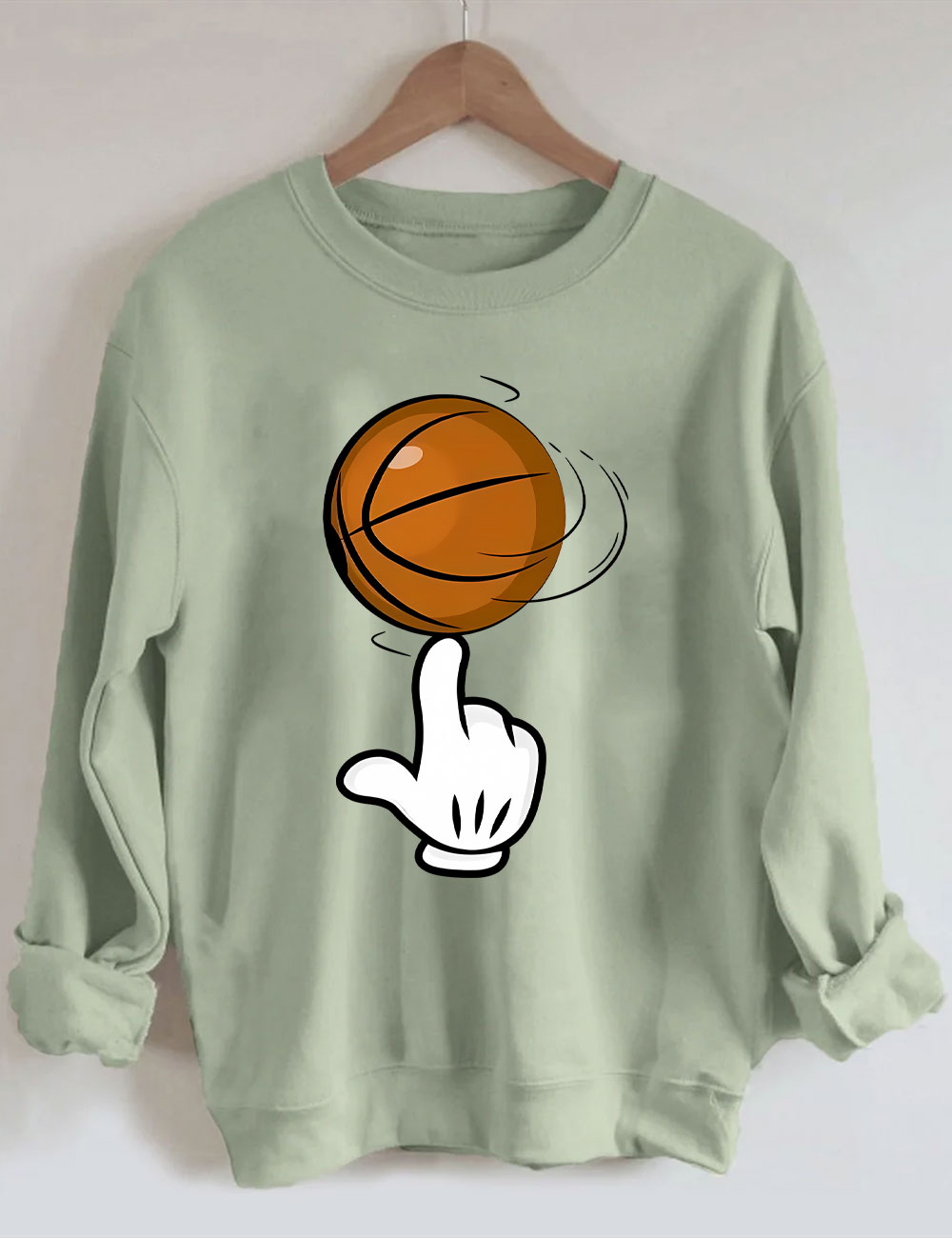 Basketball Finger Sweatshirt