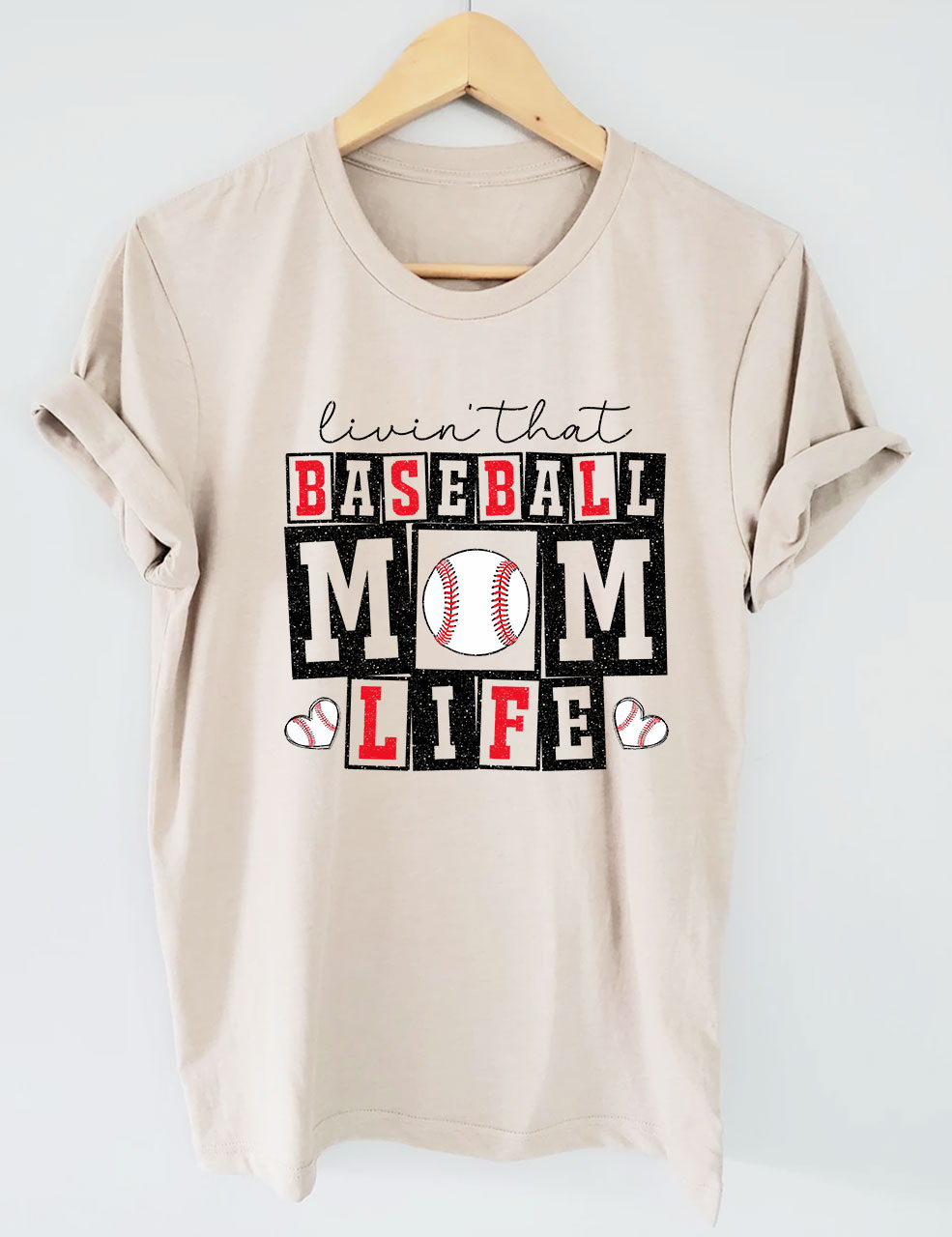 Baseball Mom Life T-shirt