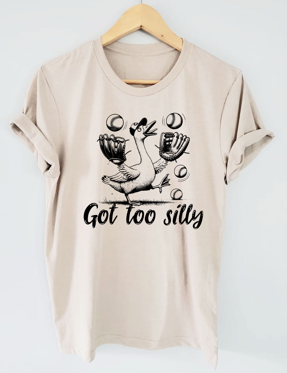 Silly Goose Baseball Meme T-shirt
