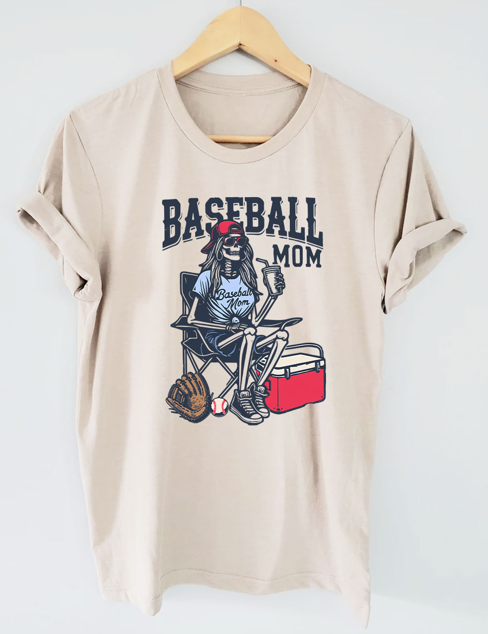Funny Baseball Mom T-shirt