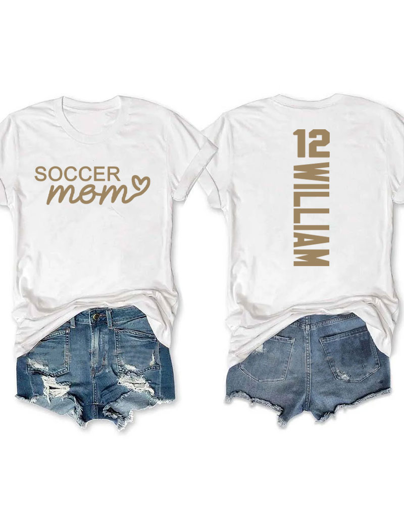 Soccer Mom Custom T-shirt