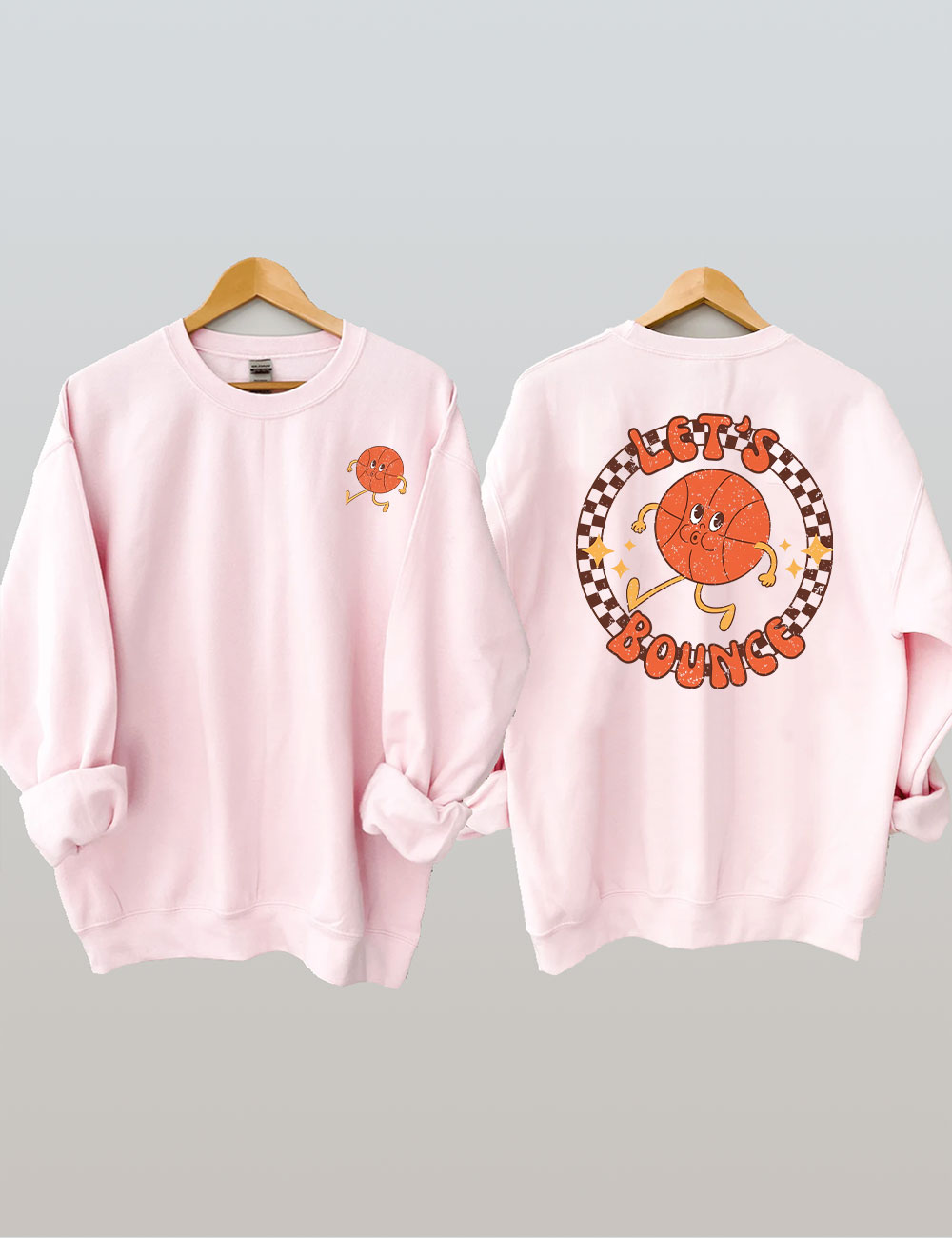 Retro Funny Basketball Sweatshirt