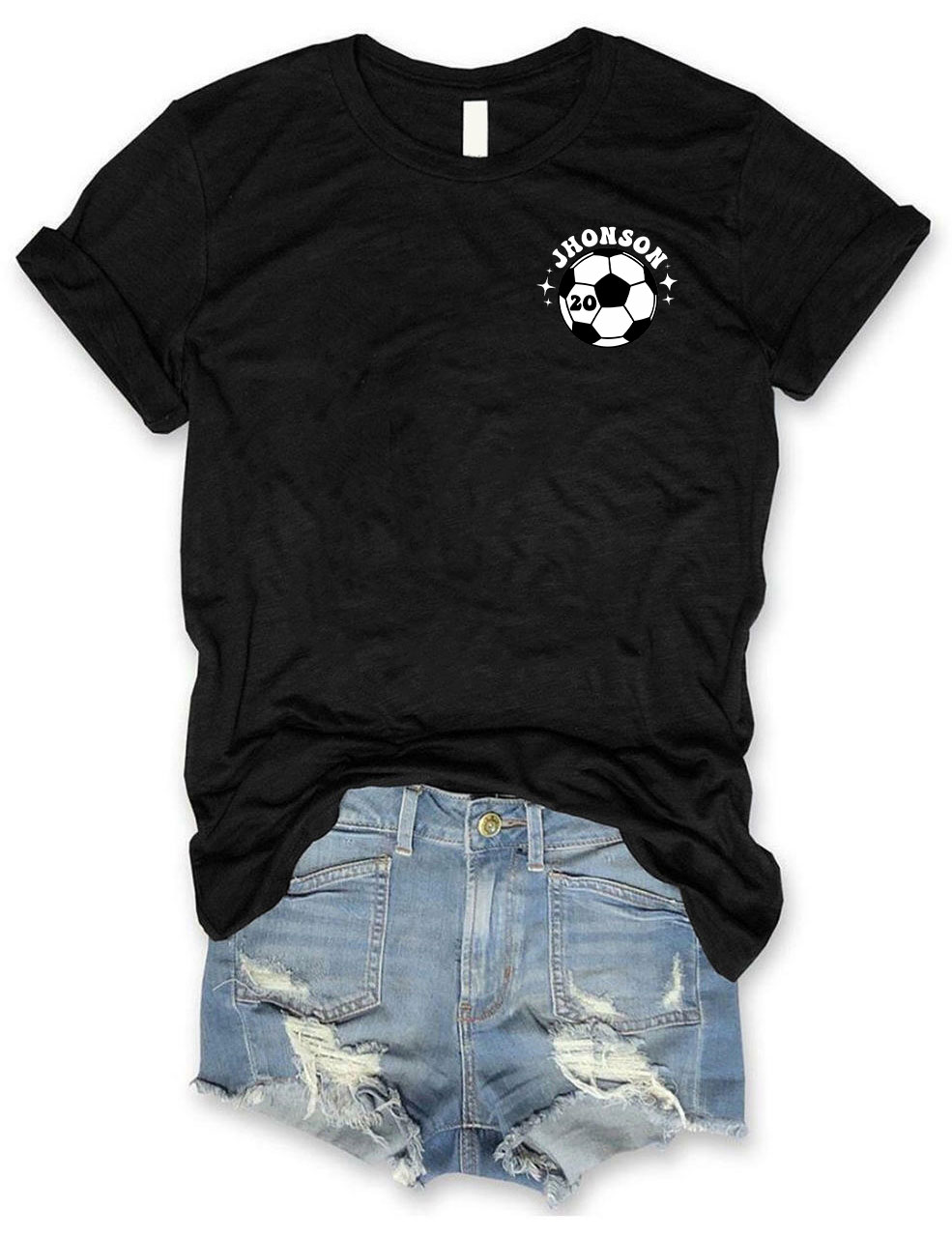 Lets Go Kick Some Grass Custom Soccer Mom T-shirt