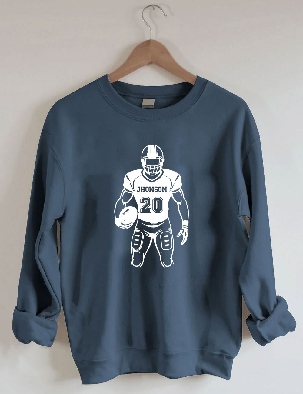 Custom Football Player Sweatshirt