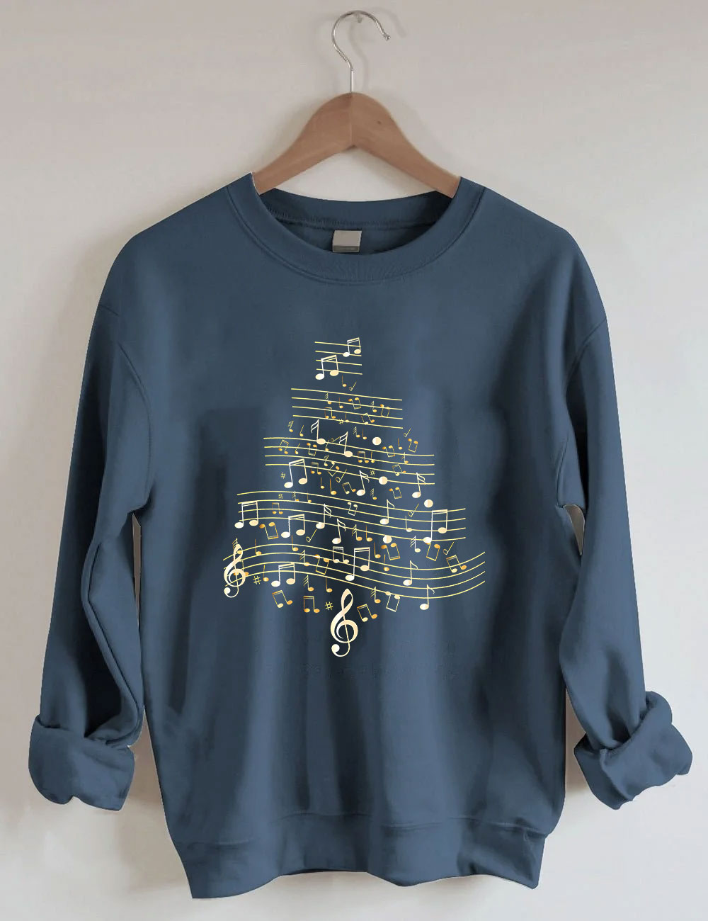 Music  Christmas Tree Sweatshirt