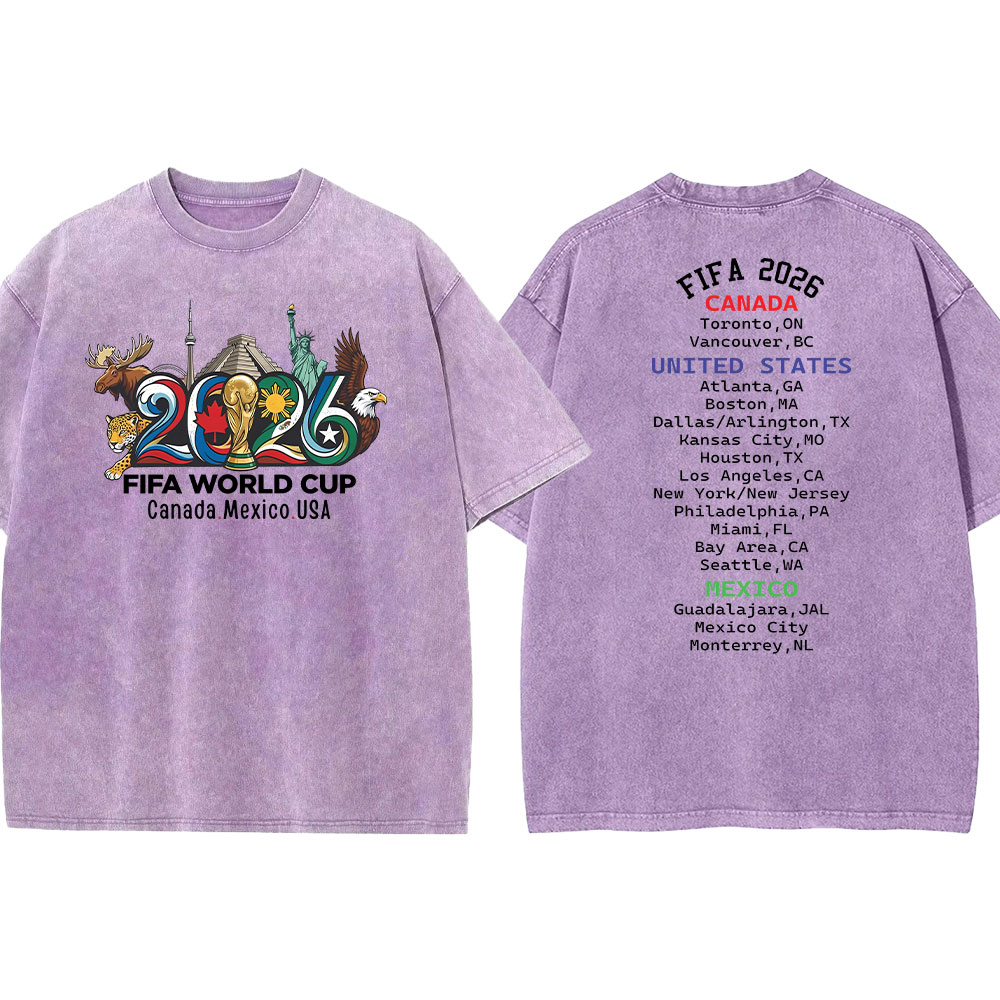 World Cup 2026 USA Canada Mexico T-shirt