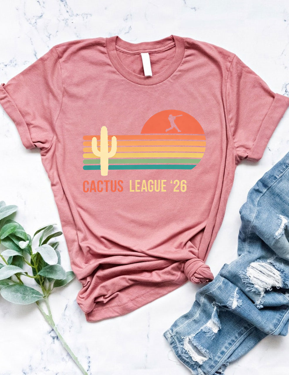 MLB Cactus League '26 Retro Baseball T-Shirt