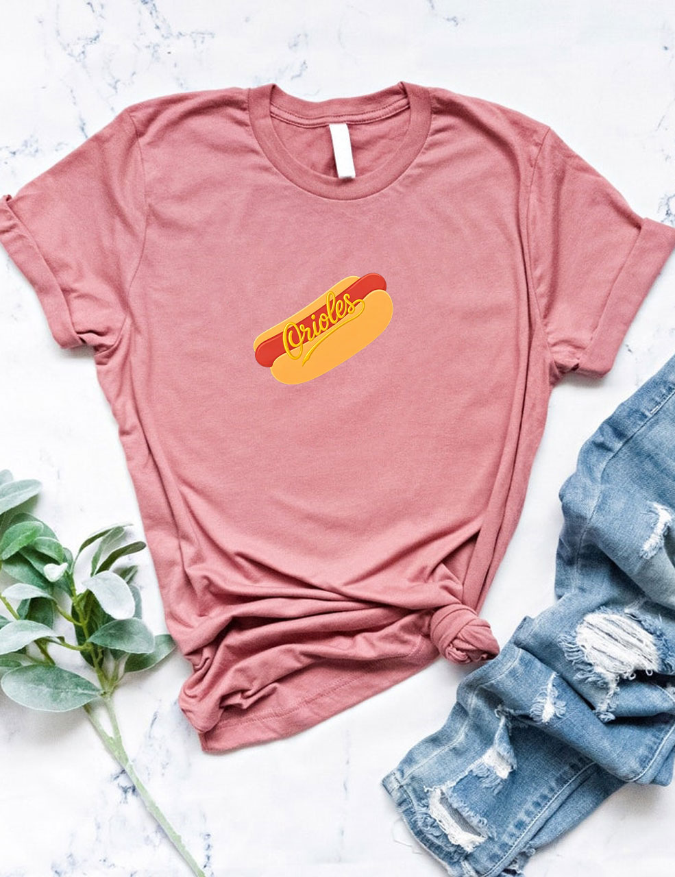 Baltimore Baseball Hot Dog T-Shirt