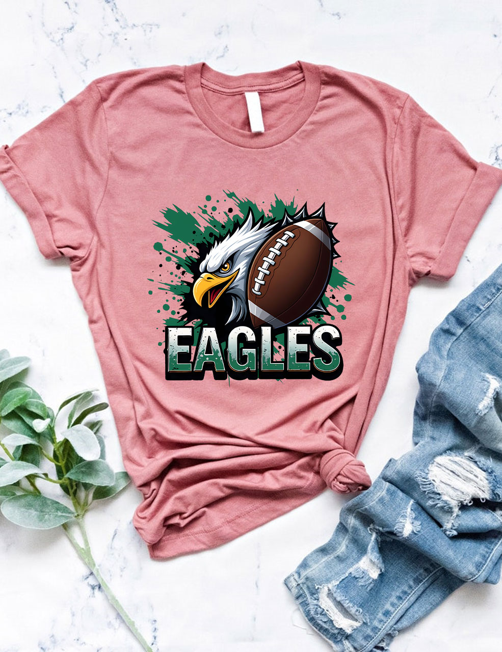 Eagles Game Day Football T-Shirt