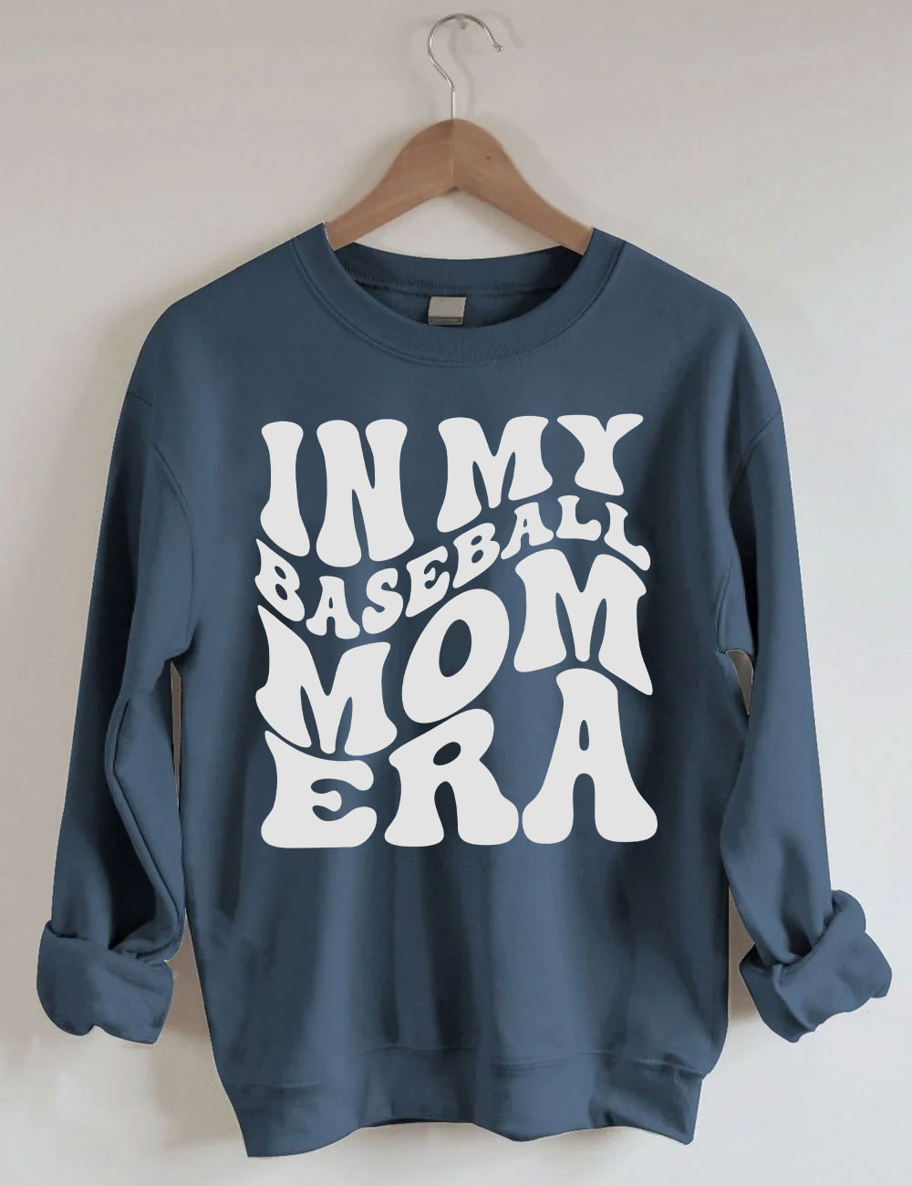 In My Baseball Mom Era  Custom Sweatshirt