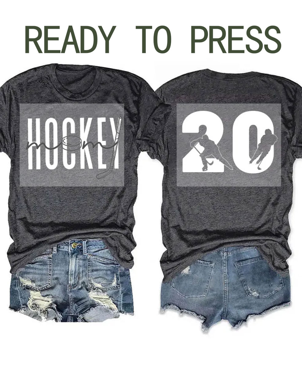 Hockey Mom Custom DTF Heat Transfer