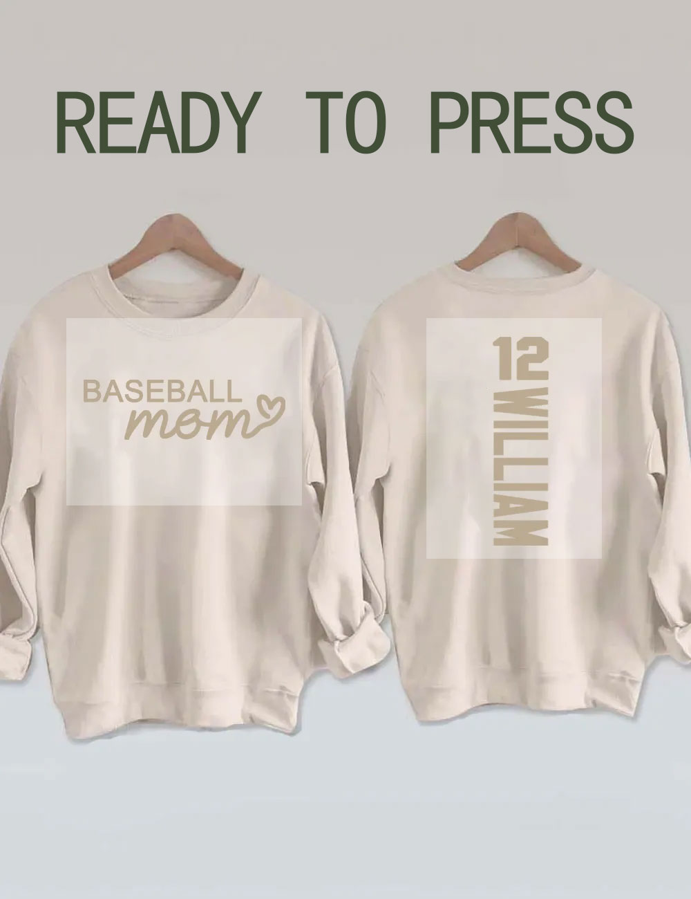 Baseball Mom Customized DTF Heat Transfer