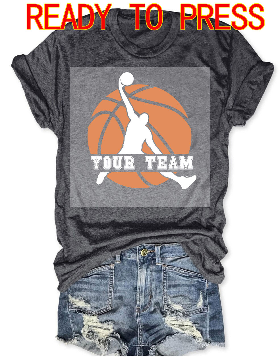 Basketball Custom DTF Heat Transfer