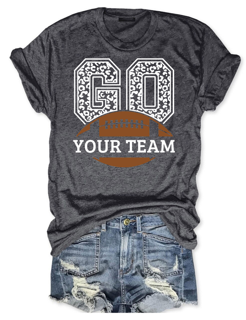 Go Football Custom T-shirt