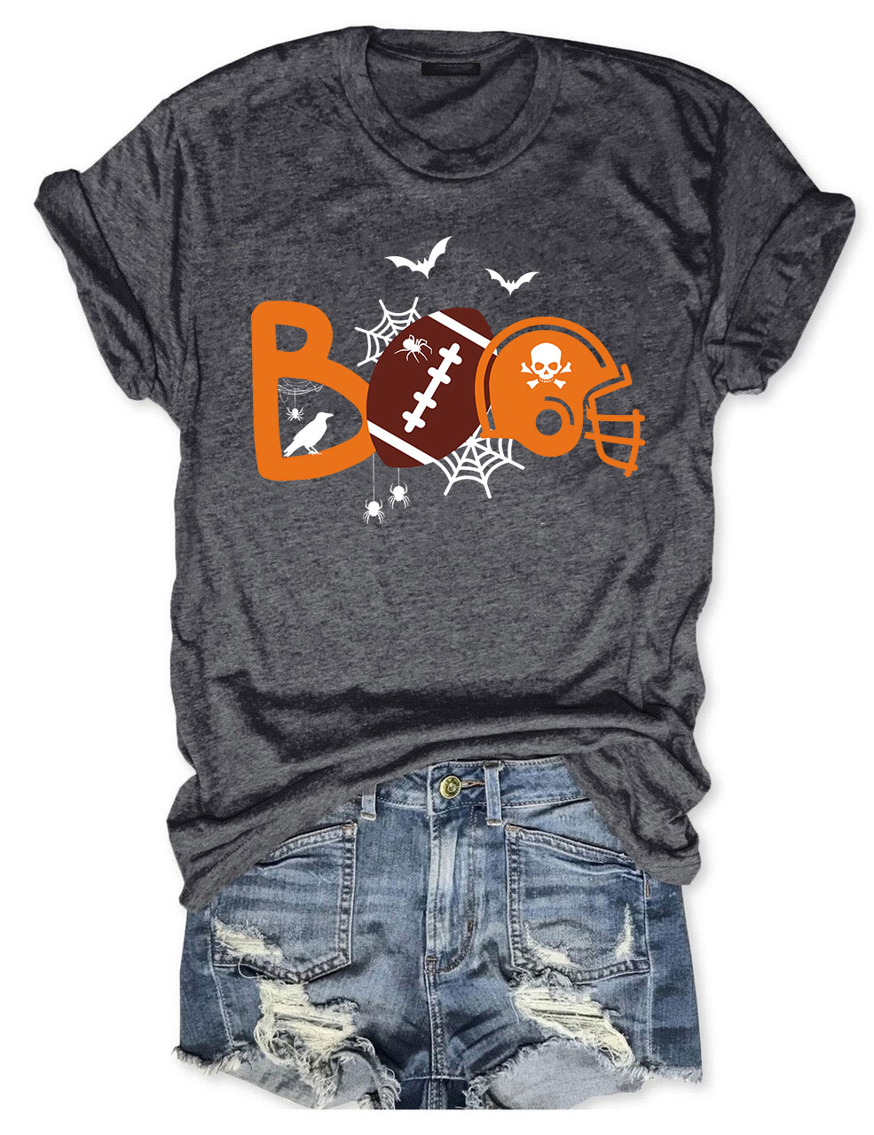 Boy Halloween Football T-Shirt