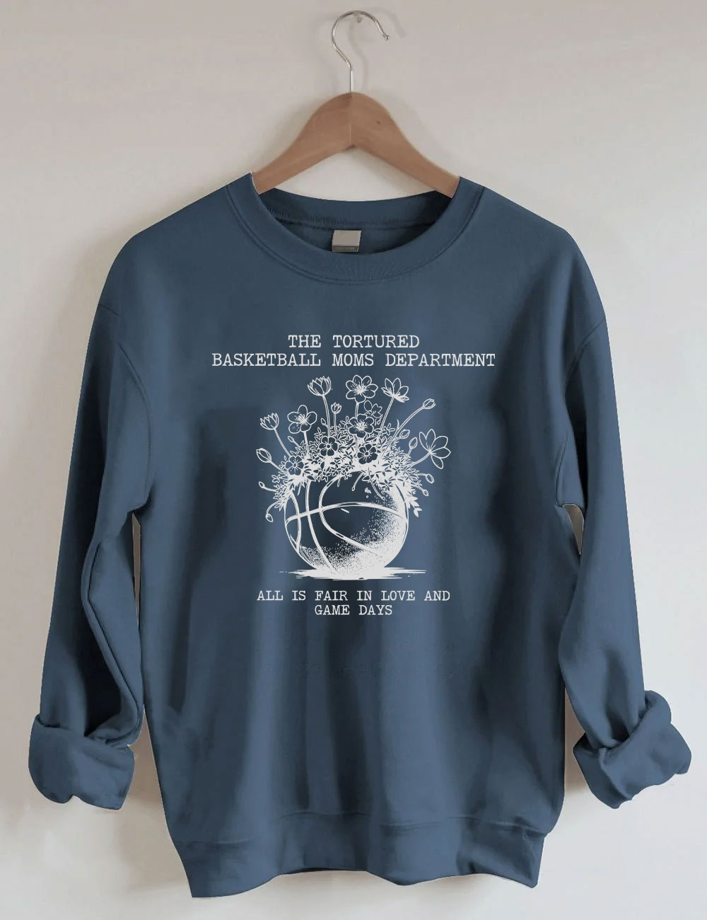 Tortured Basketball Moms Department Sweatshirt