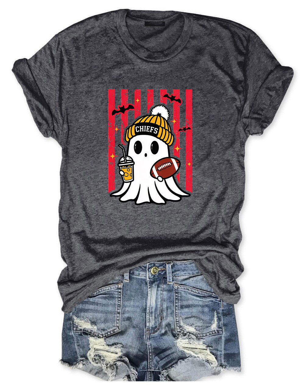 Chiefs Football  Cute Ghost T-Shirt