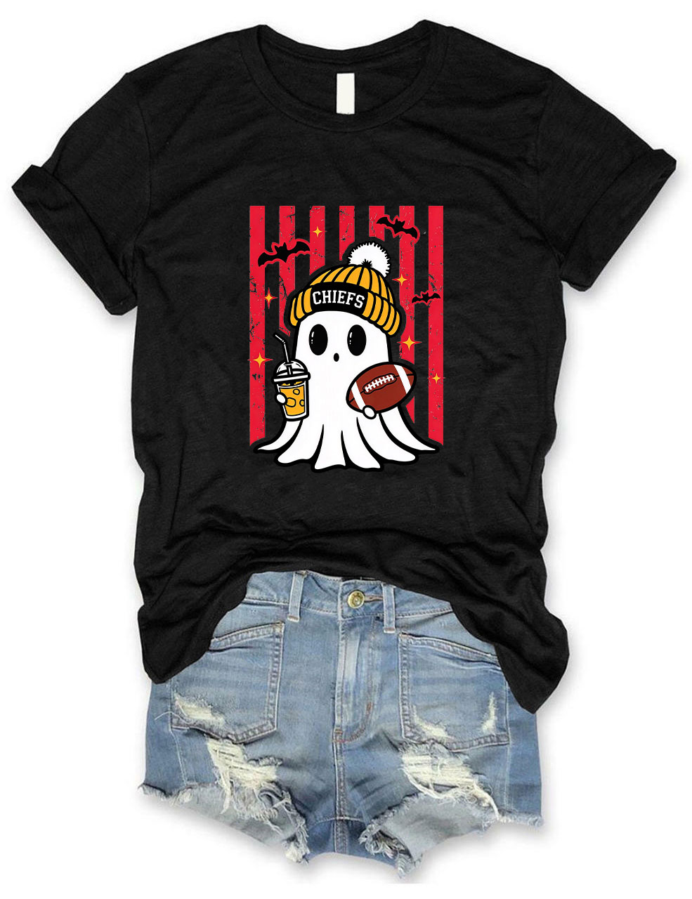 Chiefs Football  Cute Ghost T-Shirt