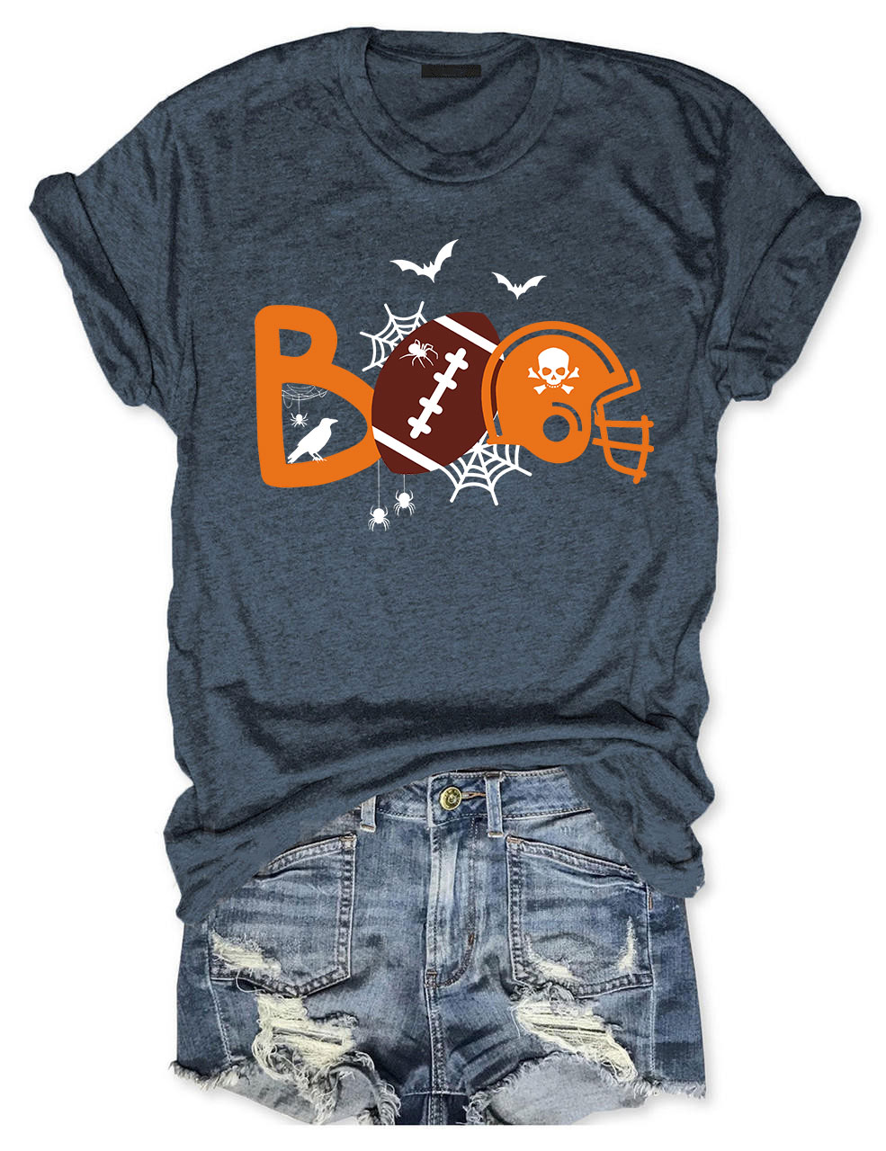 Boy Halloween Football T-Shirt