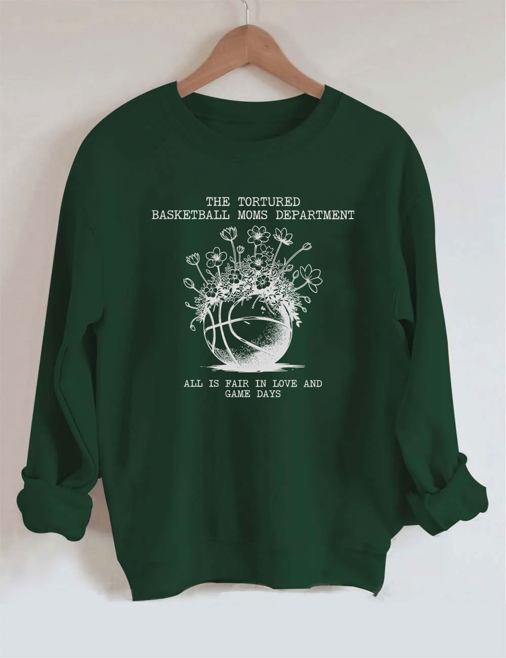 Tortured Basketball Moms Department Sweatshirt