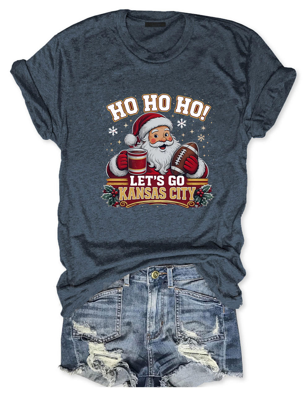 Kansas City Football Christmas T-Shirt