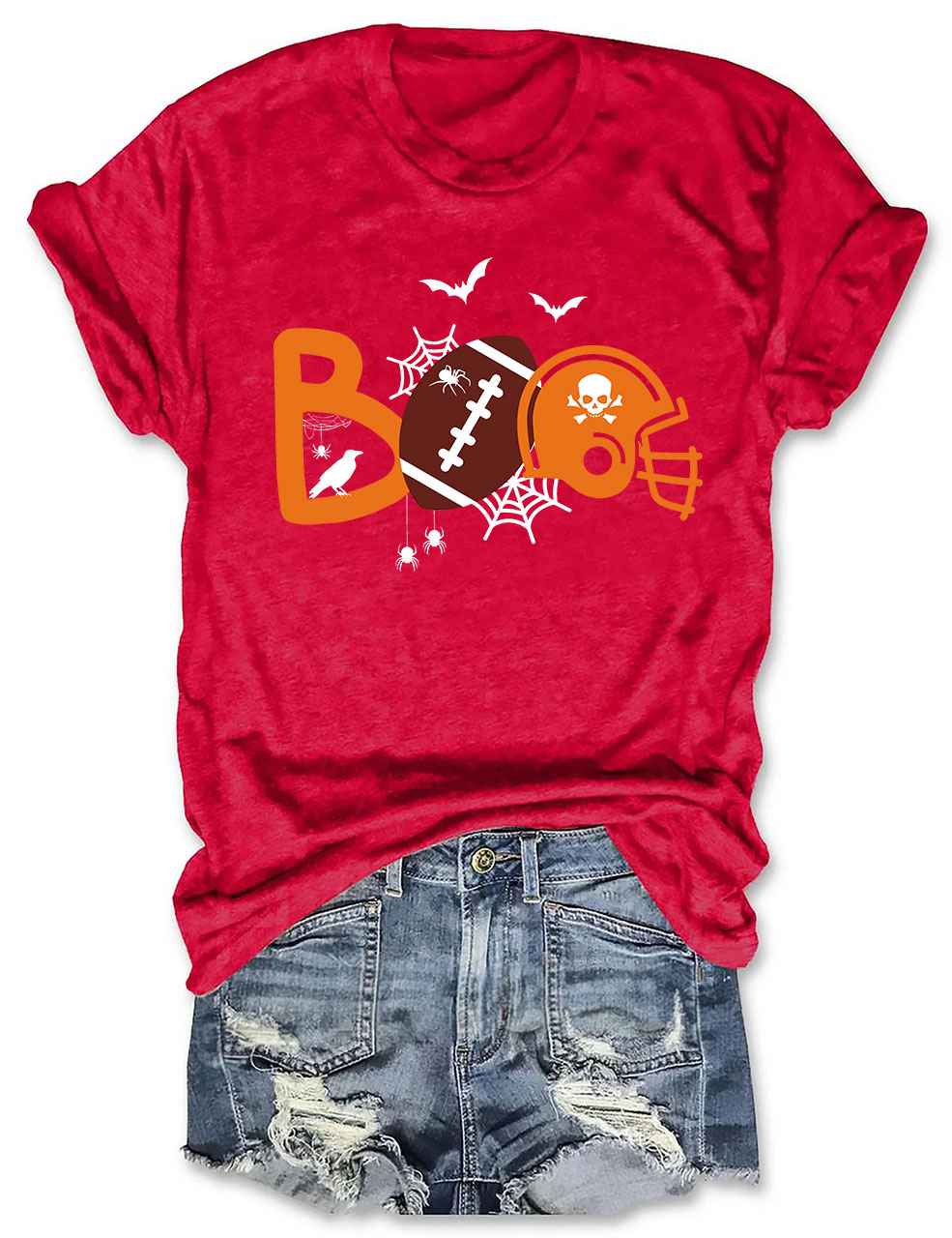 Boy Halloween Football T-Shirt