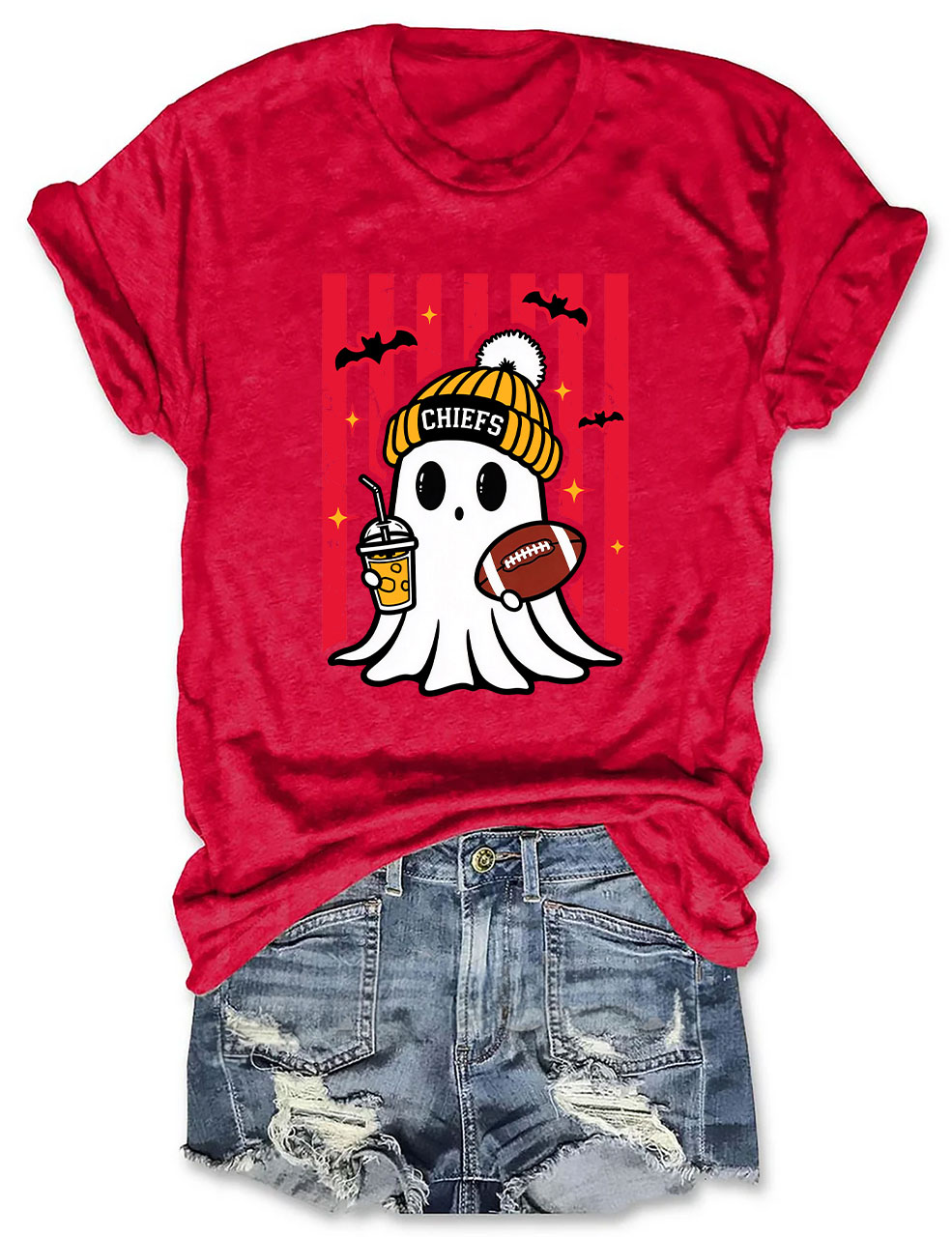 Chiefs Football  Cute Ghost T-Shirt