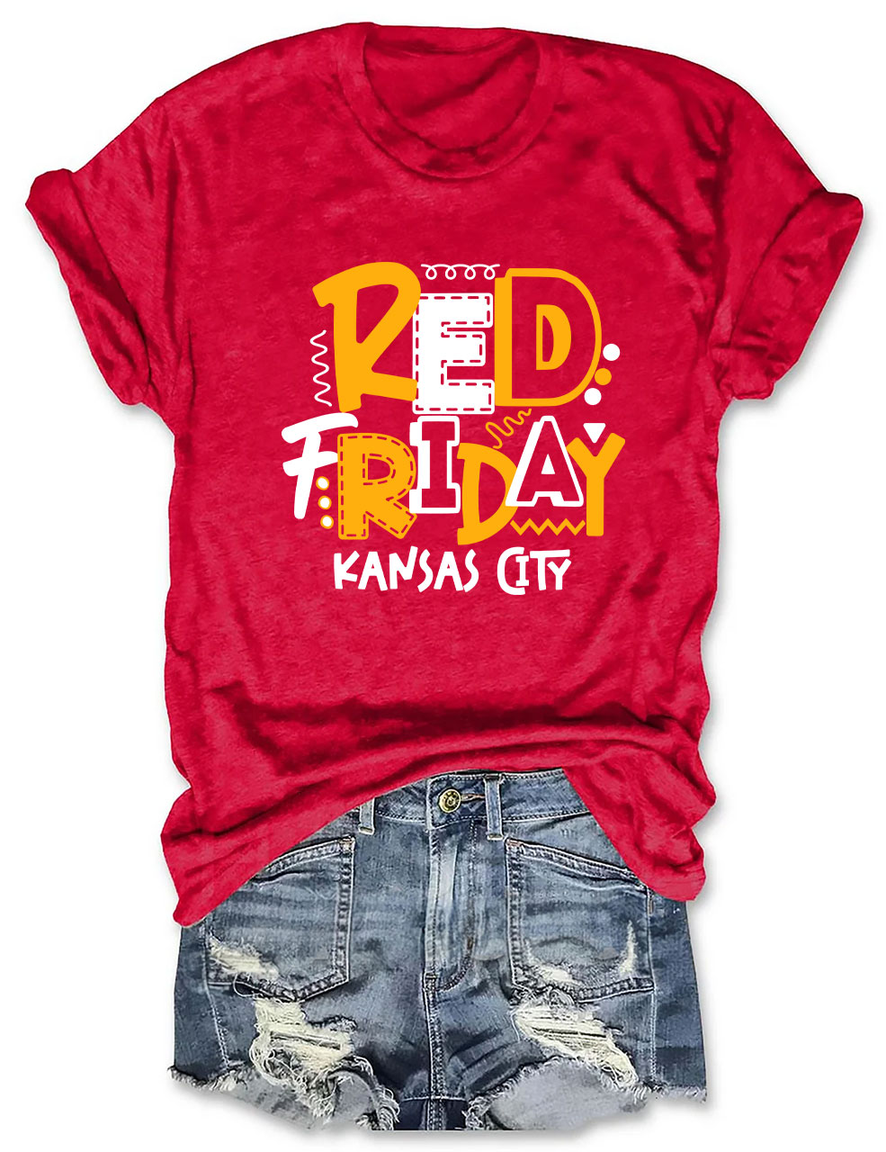 Red Friday Kansas City Football T-Shirt