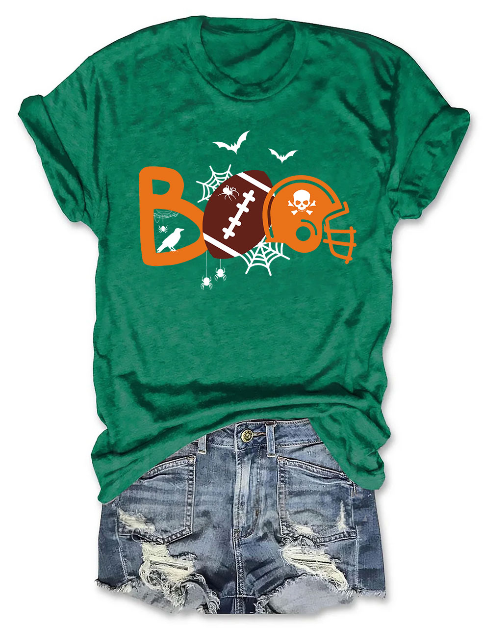 Boy Halloween Football T-Shirt