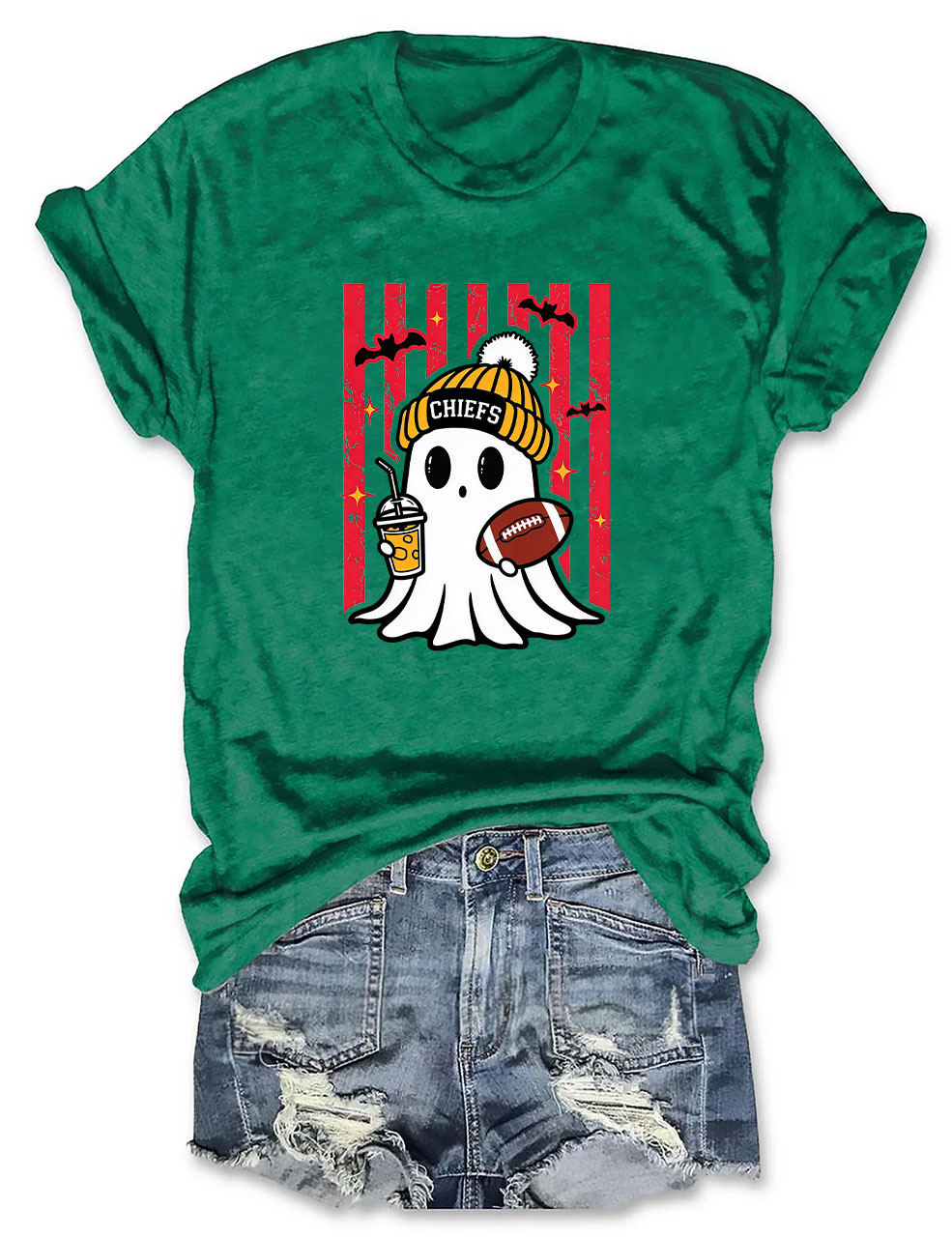 Chiefs Football  Cute Ghost T-Shirt