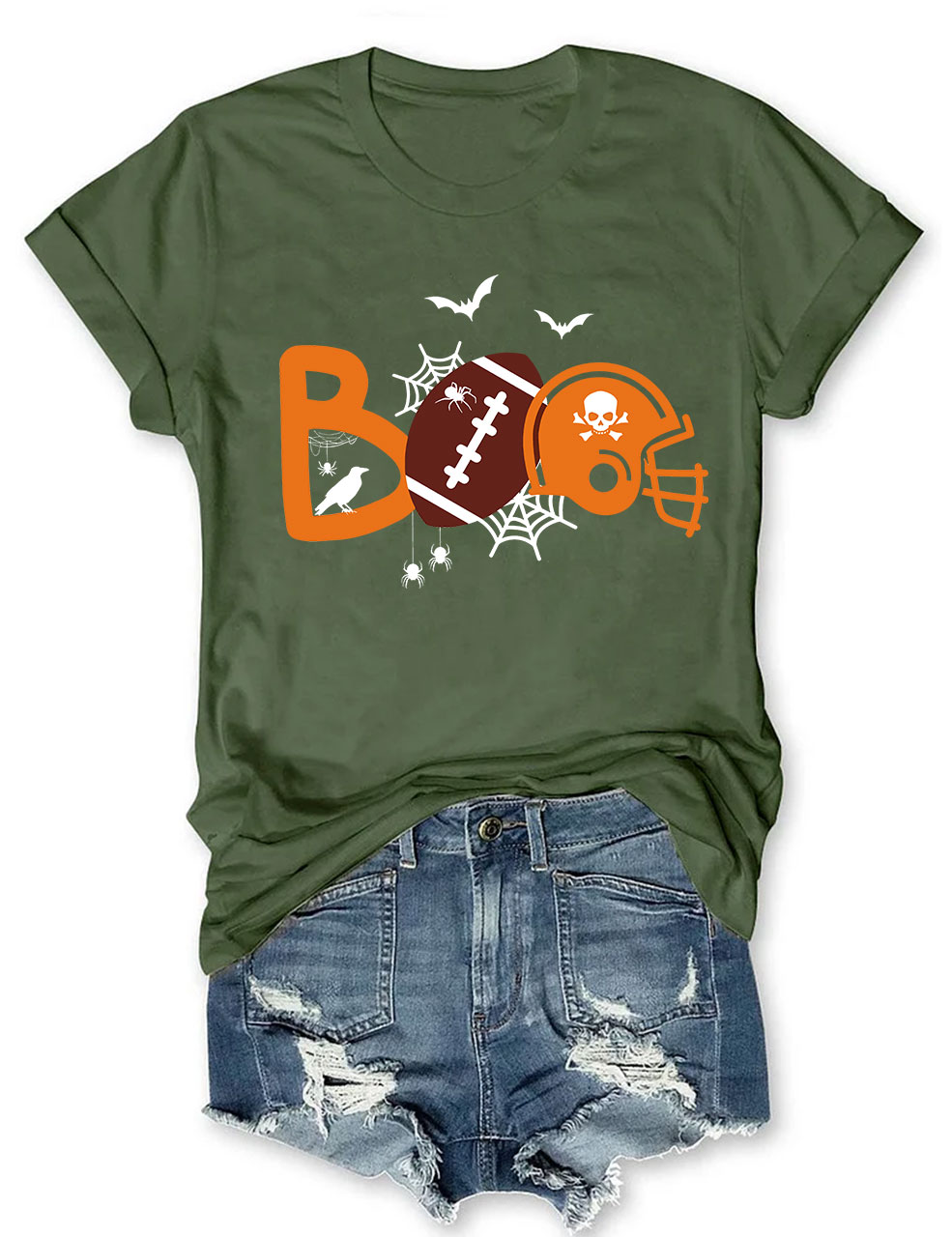 Boy Halloween Football T-Shirt