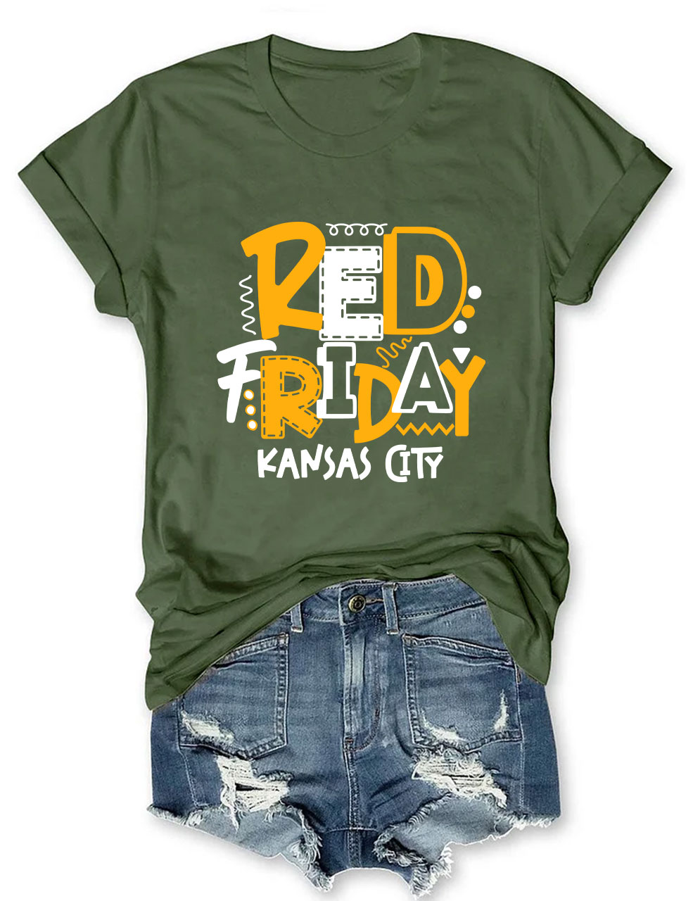 Red Friday Kansas City Football T-Shirt