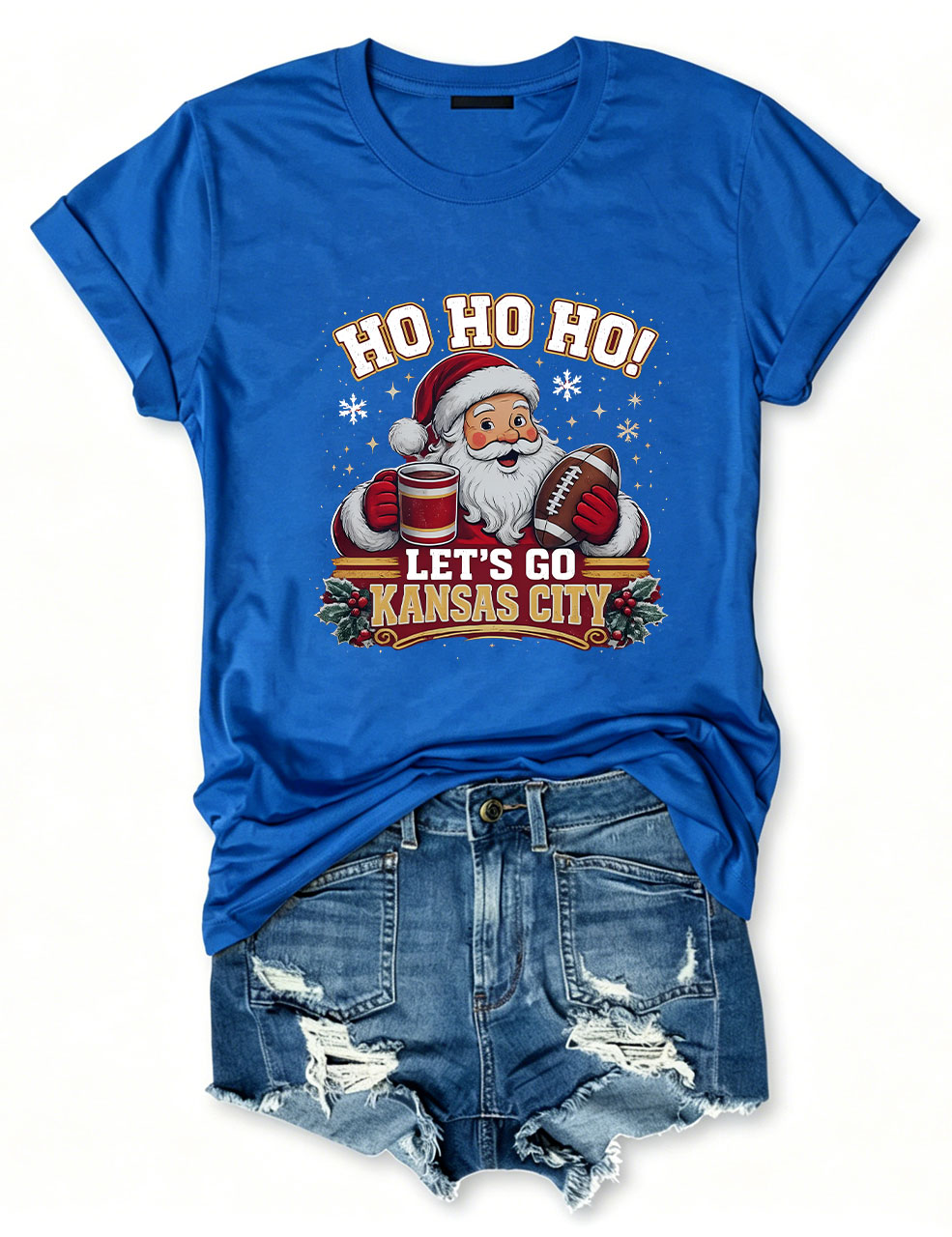 Kansas City Football Christmas T-Shirt