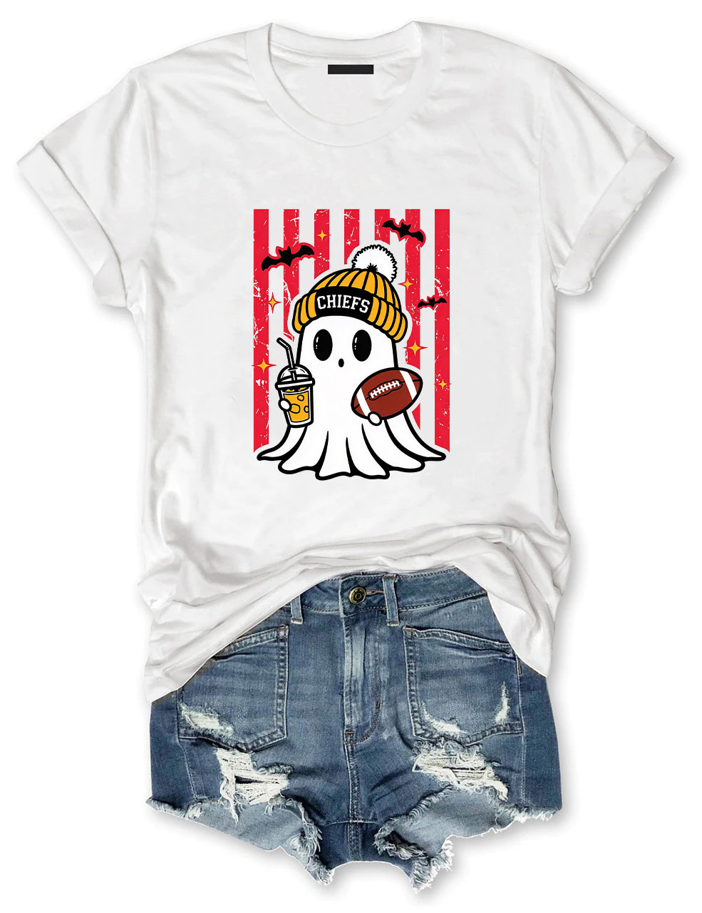 Chiefs Football  Cute Ghost T-Shirt