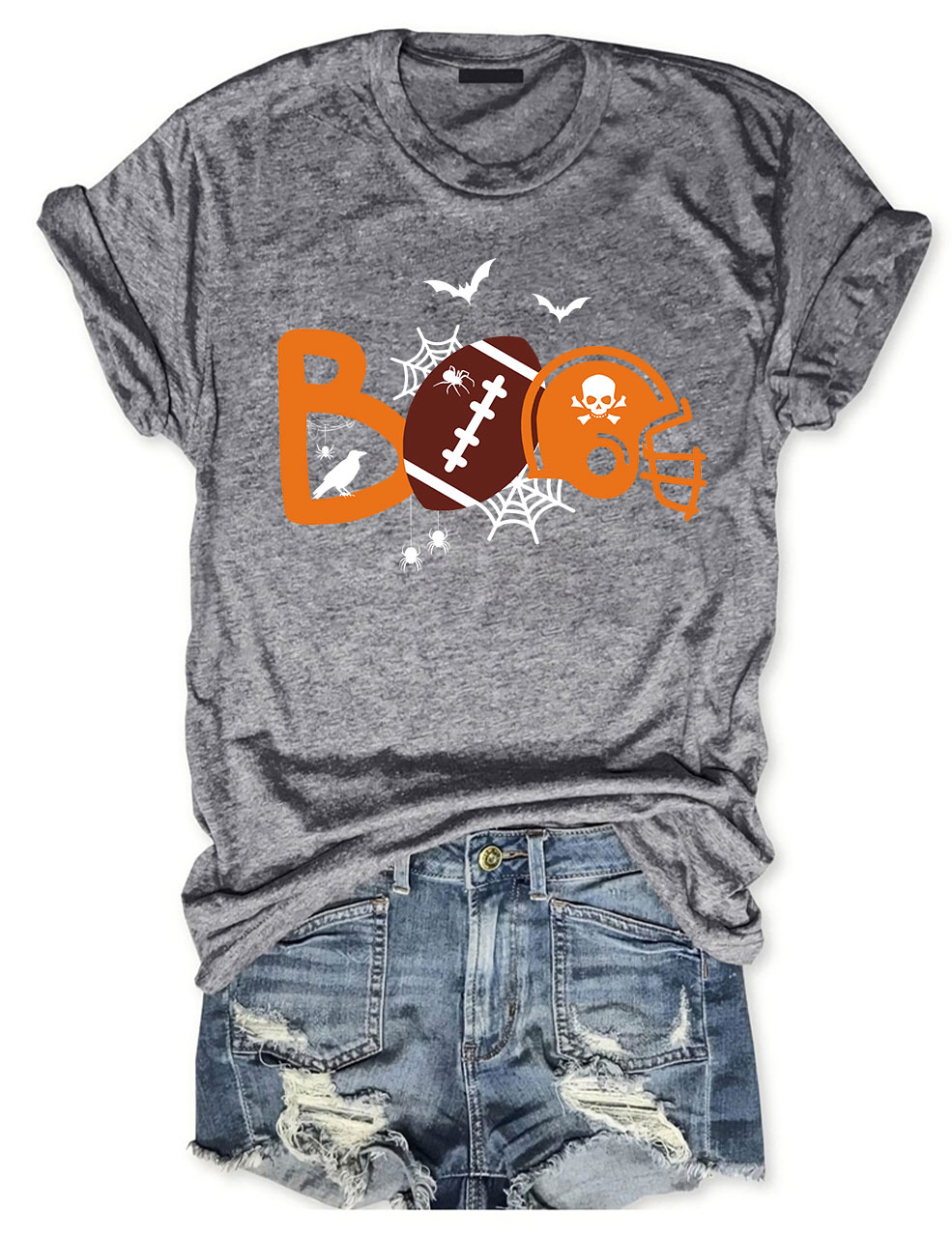 Boy Halloween Football T-Shirt