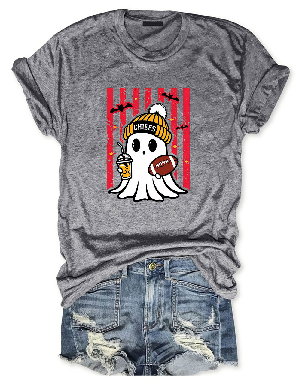 Chiefs Football  Cute Ghost T-Shirt