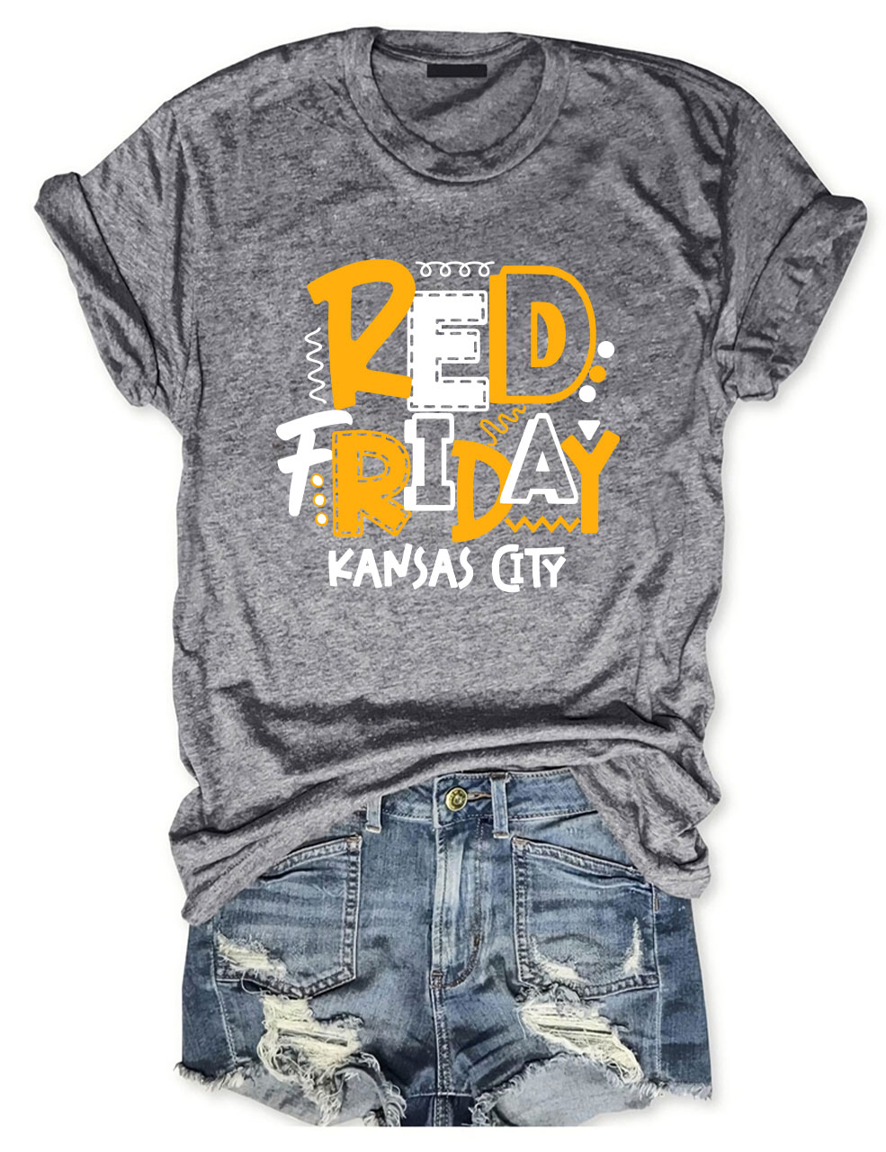 Red Friday Kansas City Football T-Shirt