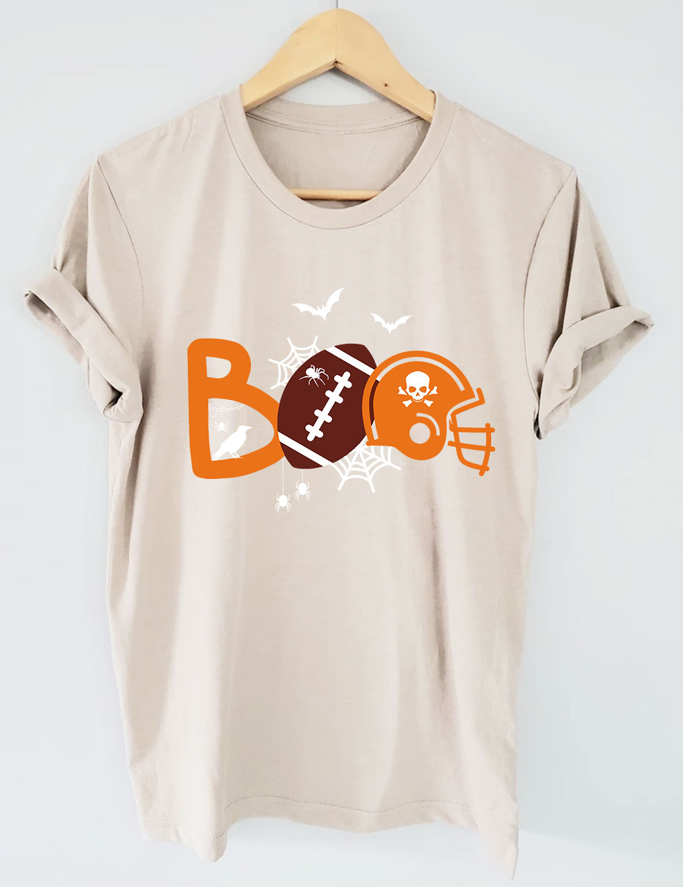 Boy Halloween Football T-Shirt