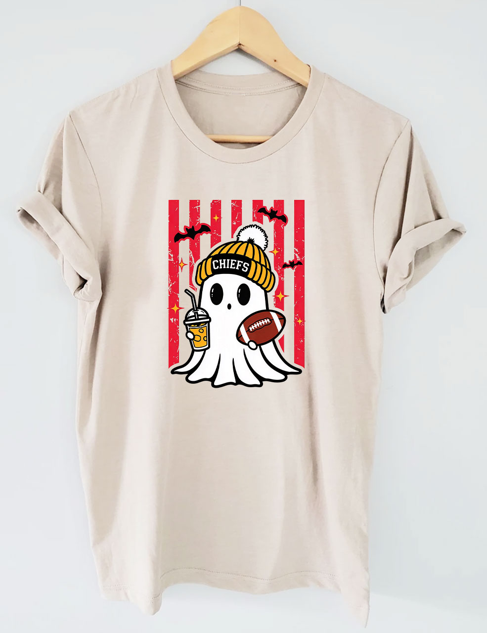 Chiefs Football  Cute Ghost T-Shirt