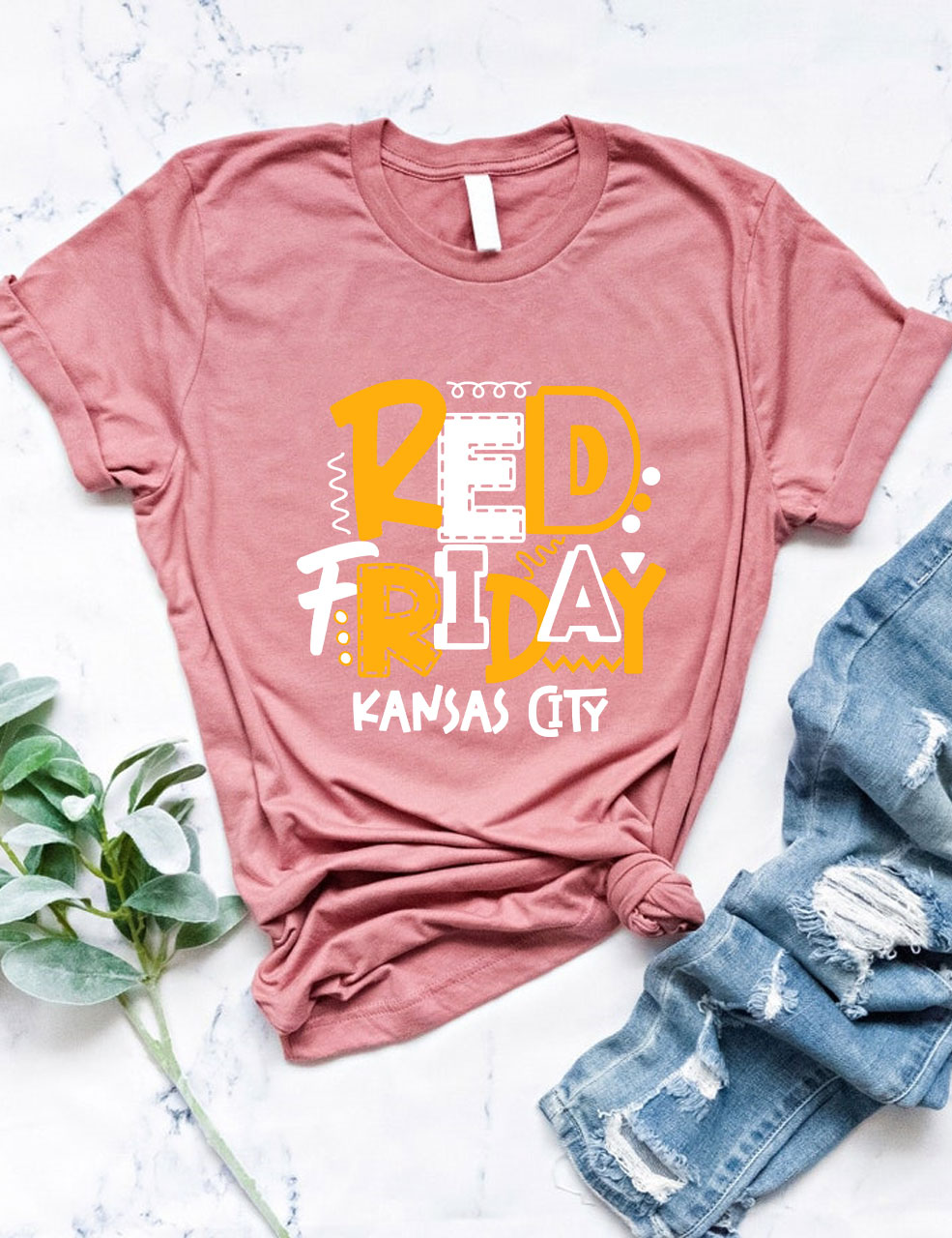 Red Friday Kansas City Football T-Shirt