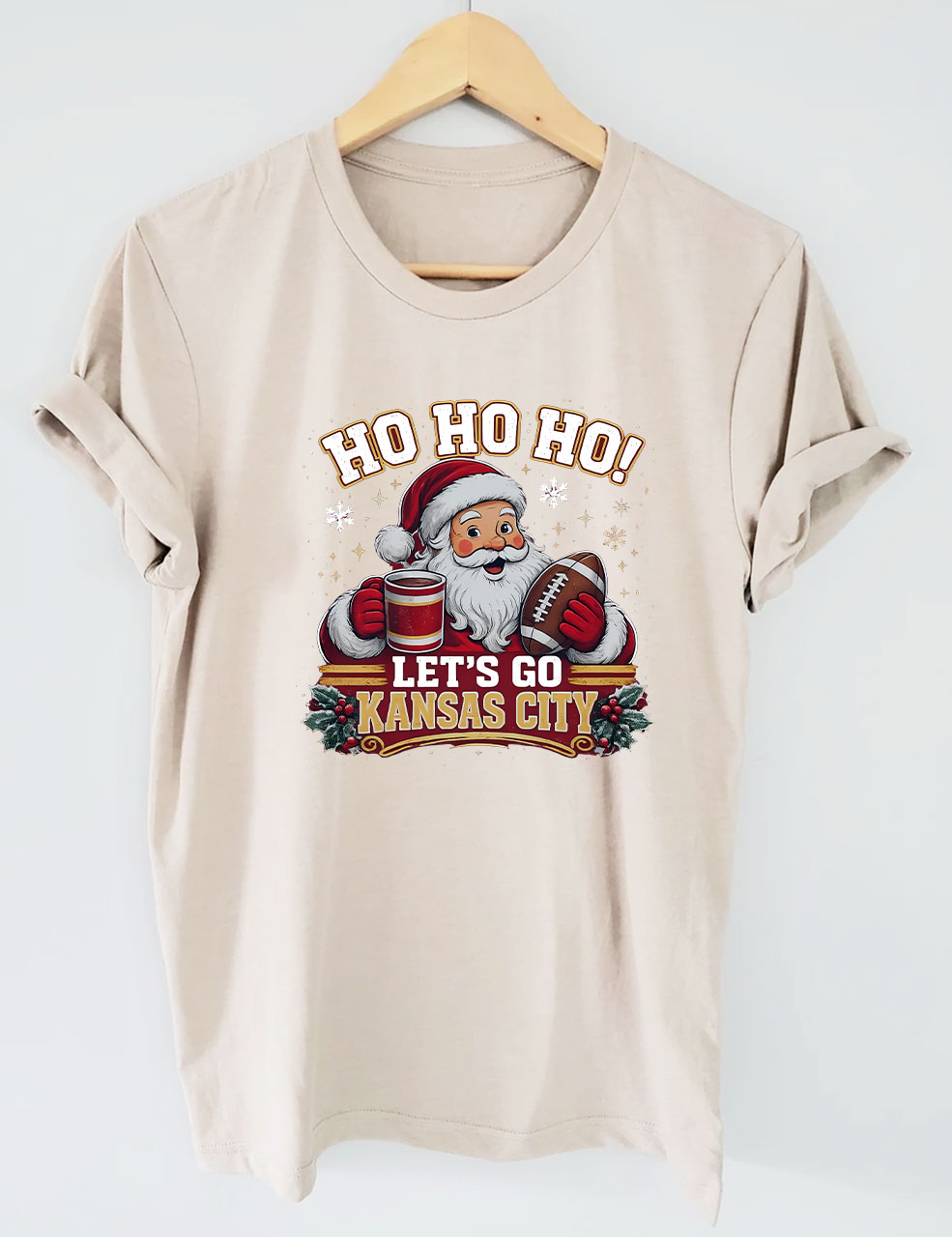 Kansas City Football Christmas T-Shirt