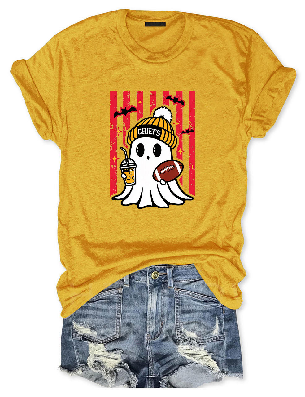 Chiefs Football  Cute Ghost T-Shirt