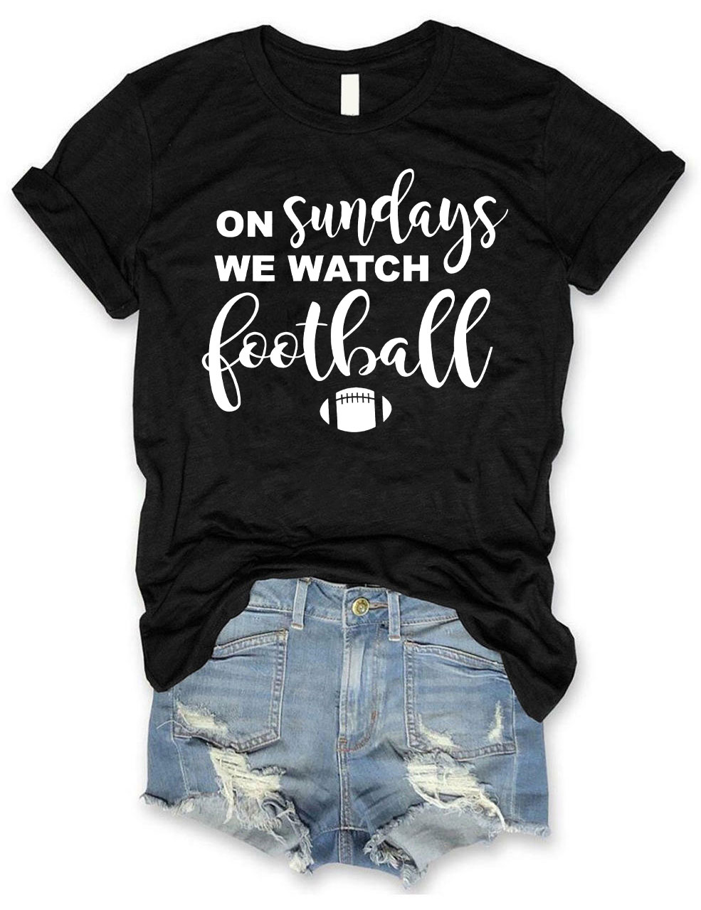 On Sundays We Watch Football T-Shirt