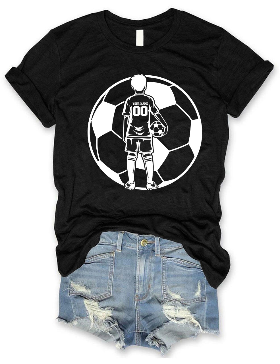 Custom Football Kid Player T-shirt