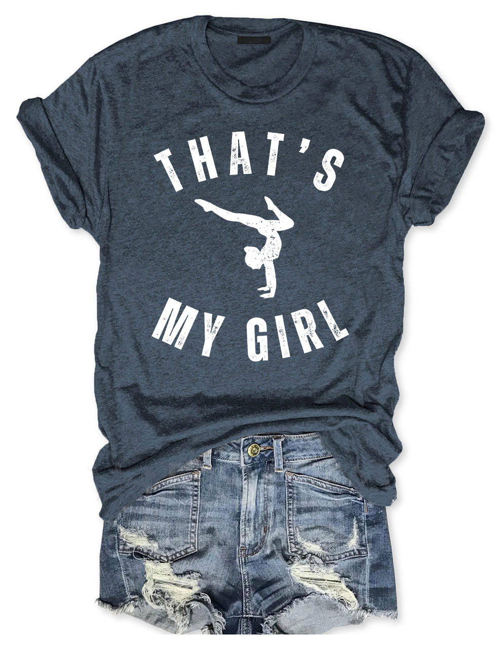Custom That's My Girl Gymnastics Mom T-shirt