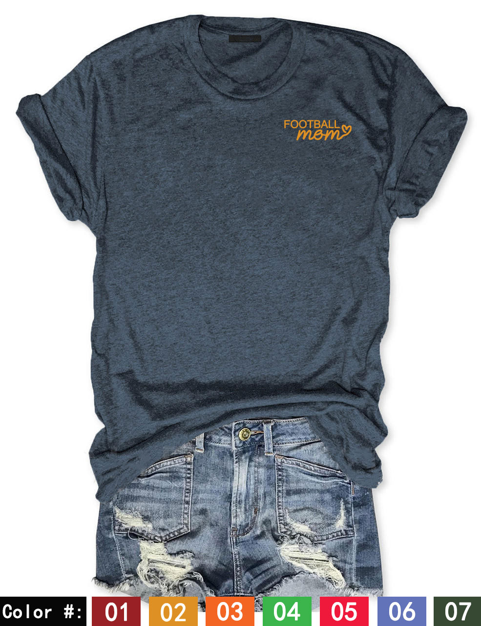 Custom Football Mom T-shirt