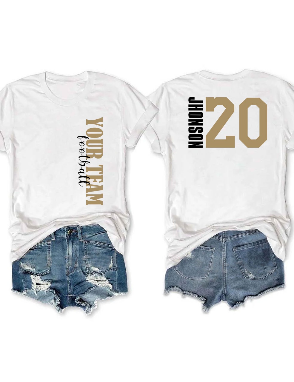 Custom Football T-shirt