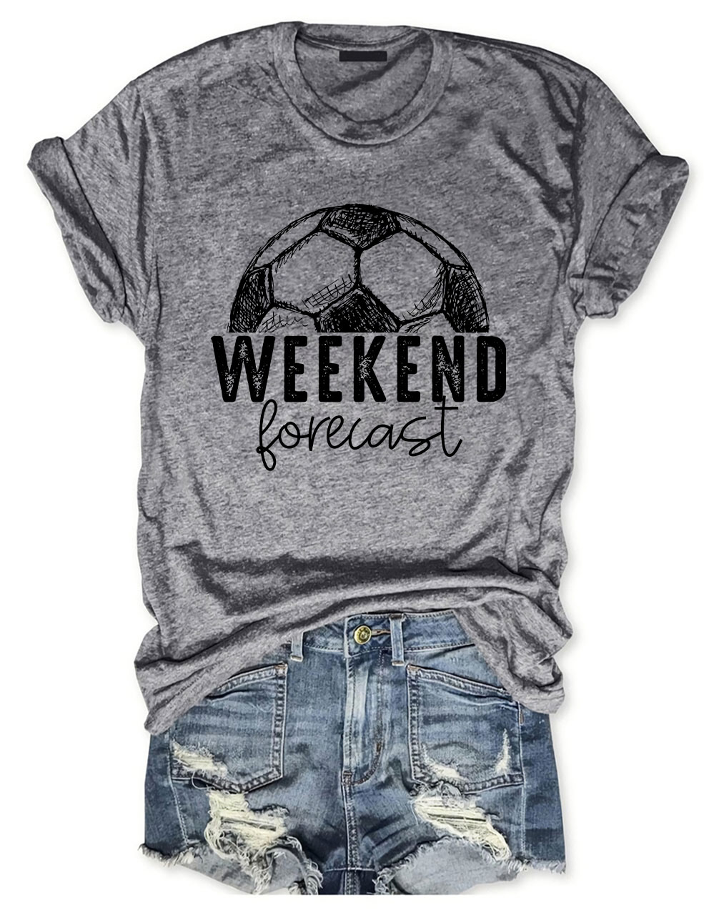 Weekend Forecast Soccer T-shirt