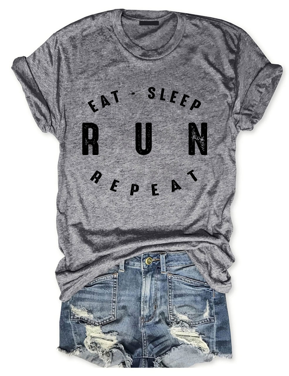Eat Sleep Run Repeat Sport T-shirt
